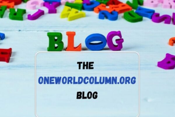 the oneworldcolumn.org blog