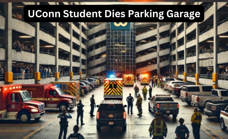 uconn student dies parking garage