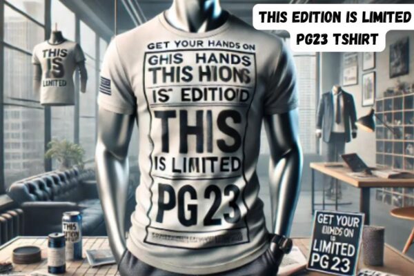 this edition is limited PG23 tshirt