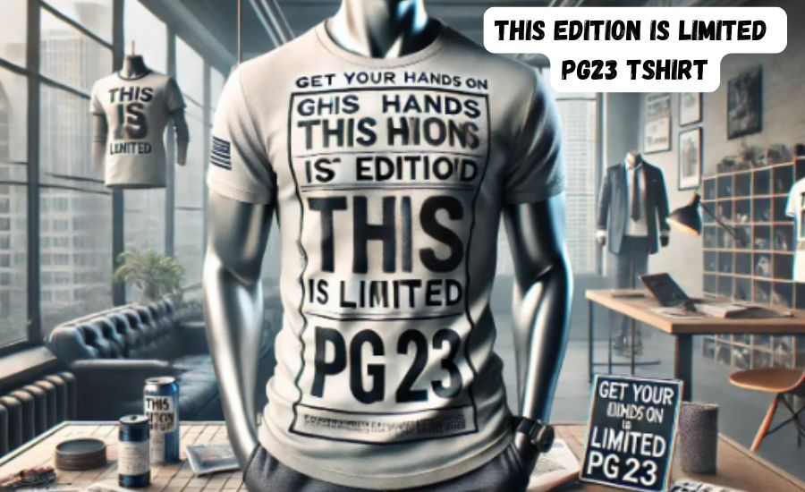 this edition is limited PG23 tshirt