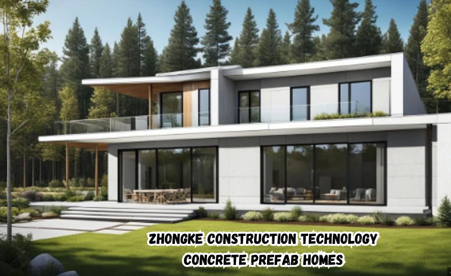 zhongke construction technology concrete prefab homes