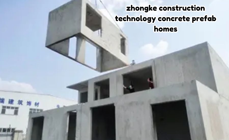 zhongke construction technology concrete prefab homes