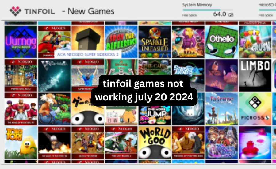 tinfoil games not working july 20 2024