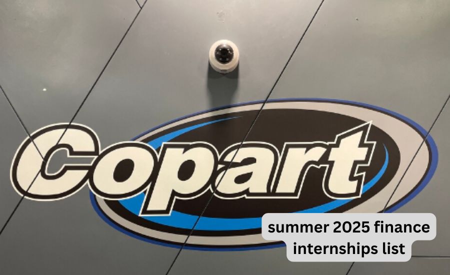 copart summer 2025 finance internships list