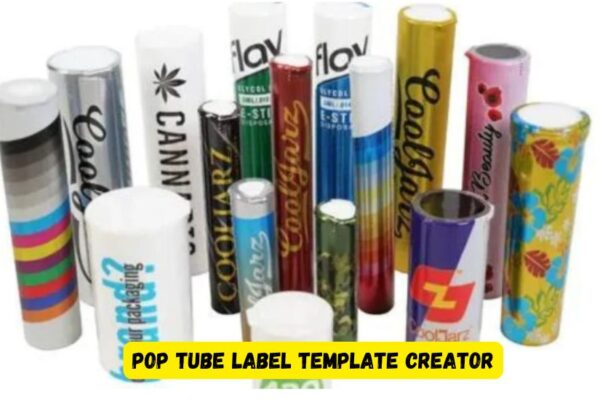 pop tube label template creator