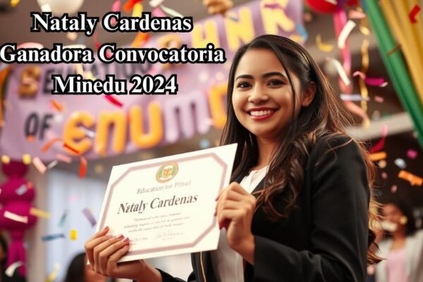 nataly cardenas ganadora convocatoria minedu 2024