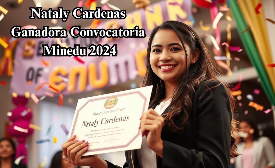 nataly cardenas ganadora convocatoria minedu 2024