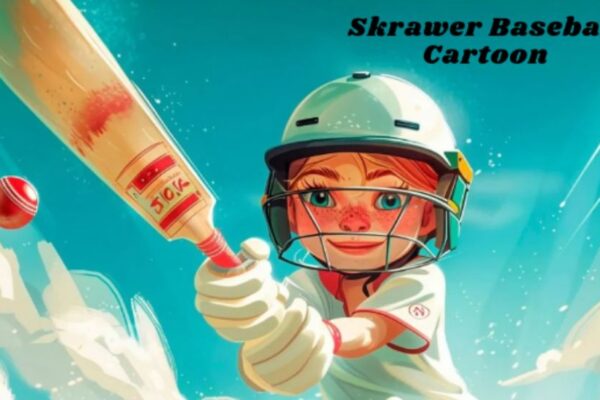 Skrawer Baseball Cartoon