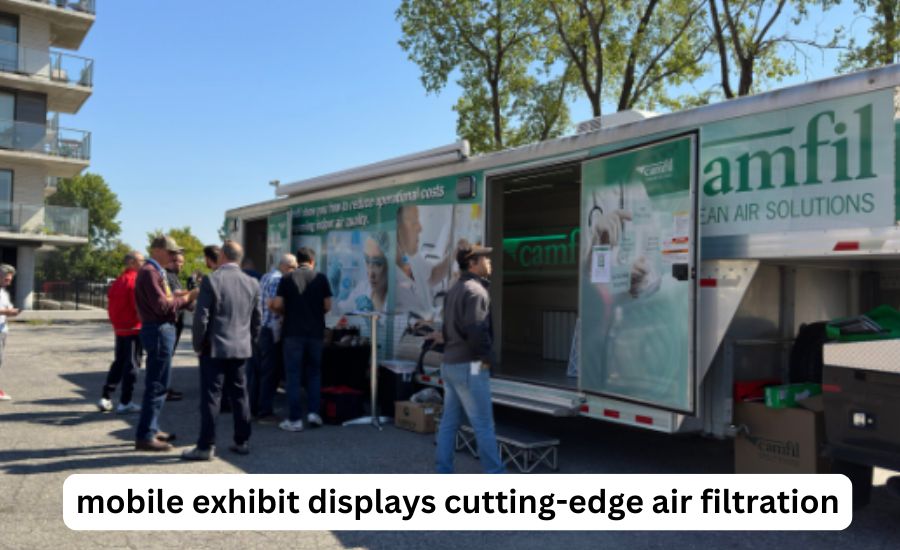 mobile exhibit displays cutting-edge air filtration