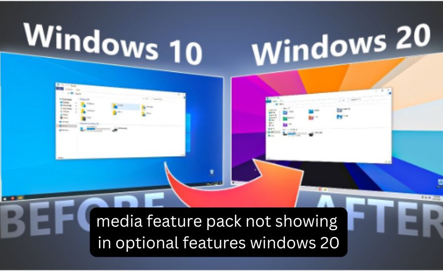 media feature pack not showing in optional features windows 20