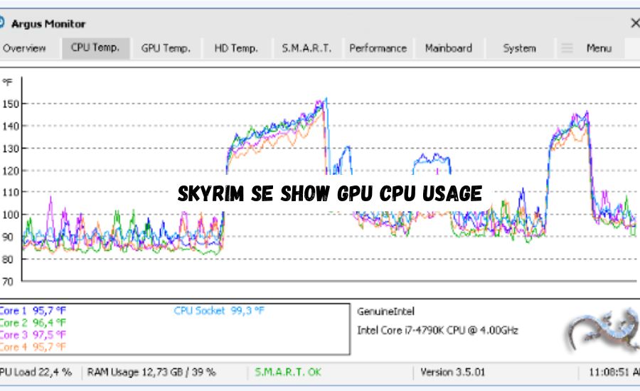 Skyrim Se Show Gpu Cpu Usage