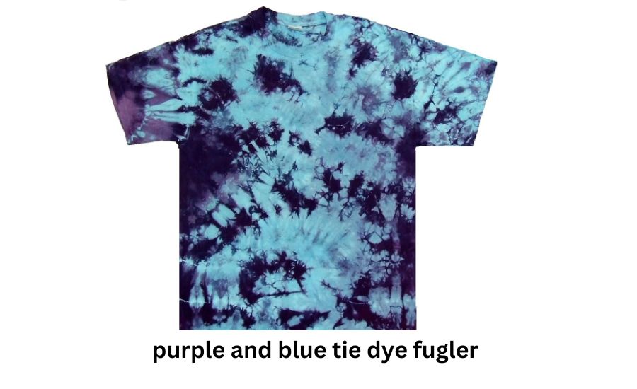 purple and blue tie dye fugler