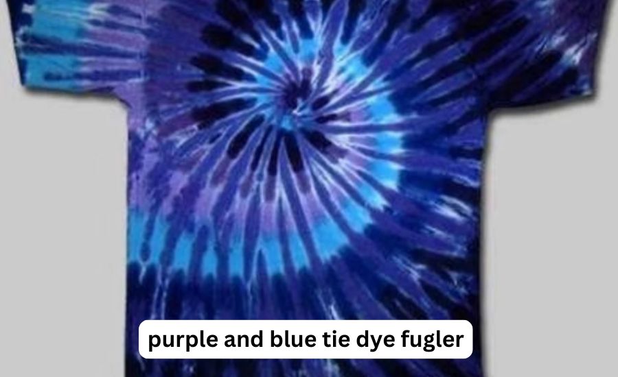 purple and blue tie dye fugler